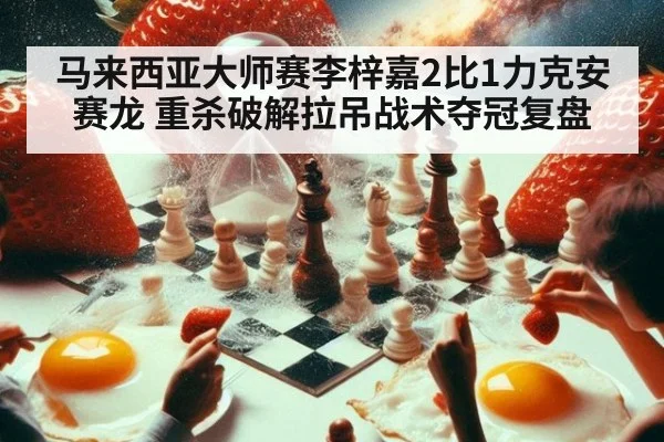 马来西亚大师赛李梓嘉2比1力克安赛龙 重杀破解拉吊战术夺冠复盘